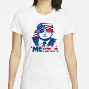Show Your Patriotism with the Trump 'Merica Tee 5 Patriotic tee, Trump 'Merica Shirt1