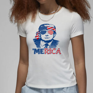 Show Your Patriotism with the Trump 'Merica Tee 7 Patriotic tee, Trump 'Merica Shirt3