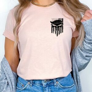 Pocket American Trump Shirt, Minimalist Republican Trump Shirt, Donald Trump Tee, Trump 2024 T-Shirt, Trump Flag Shirt, 2024 Election Shirt1