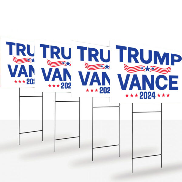 Political Lawn Sign, Trump Vance 2024, President Election 2024, Republican Garden Yard Sign