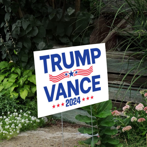 Political Lawn Sign, Trump Vance 2024, President Election 2024, Republican Garden Yard Sign2