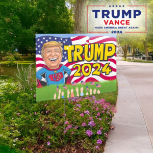 Show Your Support: Trump Vance 2024 MAGA Election Lawn Sign 5 President Trump 2024 MAGA Election Lawn Sign, Trump Vance 2024 Yard Sign1