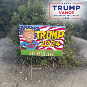 Show Your Support: Trump Vance 2024 MAGA Election Lawn Sign 6 President Trump 2024 MAGA Election Lawn Sign, Trump Vance 2024 Yard Sign2