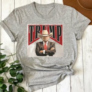 Show Your Support: President Trump 2024 Cowboy T-Shirt 6 President Trump 2024 Shirt, Funny Western Trump Shirt, Cowboy Trump T Shirt, Support Trump T Shirt, Trump Vance Shirt, Republican Shirt Gift1