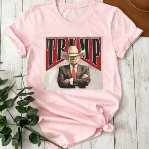 Show Your Support: President Trump 2024 Cowboy T-Shirt 7 President Trump 2024 Shirt, Funny Western Trump Shirt, Cowboy Trump T Shirt, Support Trump T Shirt, Trump Vance Shirt, Republican Shirt Gift2