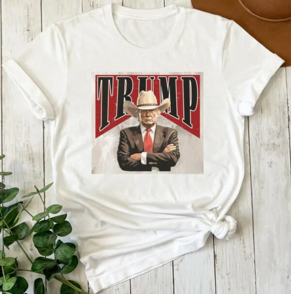 President Trump 2024 Shirt, Funny Western Trump Shirt, Cowboy Trump T Shirt, Support Trump T Shirt, Trump Vance Shirt, Republican Shirt Gift4