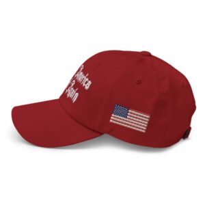 MAGA 45-47 Red Gothic Hat: Show Your Patriotism with Style 8 Red Gothic MAGA 45-47 Hats