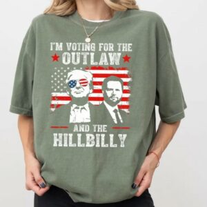 Ridin With The Outlaw And The Hillbilly Trump Shirt, 2024 Election Conservative Political Republican Sweater, Trump Supporter Sweatshirt 4 Ridin With The Outlaw And The Hillbilly Trump Shirt, 2024 Election Conservative Political Republican Sweater, Trump Supporter Sweatshirt1