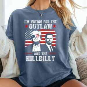 Ridin With The Outlaw And The Hillbilly Trump Shirt, 2024 Election Conservative Political Republican Sweater, Trump Supporter Sweatshirt 5 Ridin With The Outlaw And The Hillbilly Trump Shirt, 2024 Election Conservative Political Republican Sweater, Trump Supporter Sweatshirt2