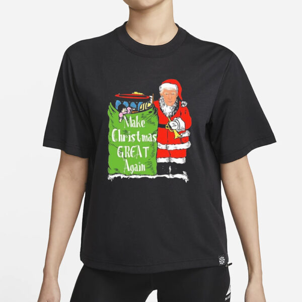 Santa Donald Trump Make Christmas Great Again 2024 Shirts1