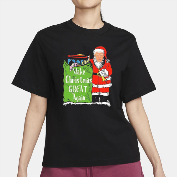 Santa Donald Trump Make Christmas Great Again 2024 Shirts2