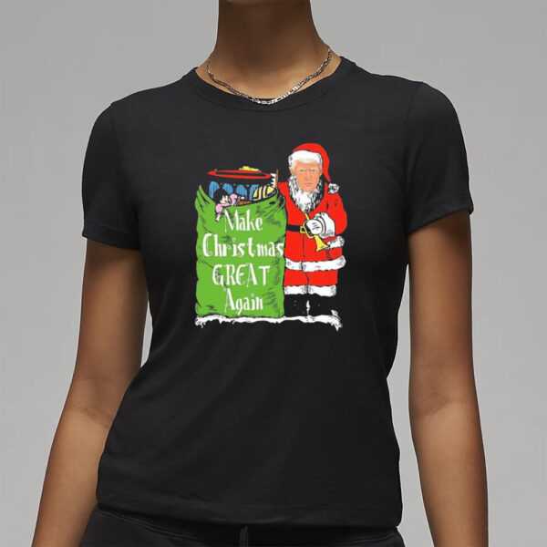 Santa Donald Trump Make Christmas Great Again 2024 Shirts3