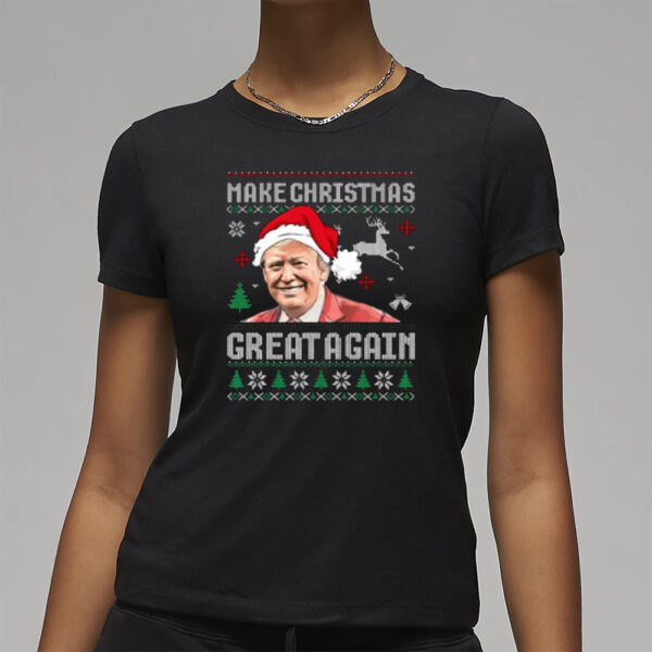 Santa’s Favorite Felon Sweatshirt, Trump Christmas Shirt, Funny Trump Shirt3