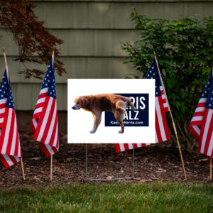 Smart Dog 2024: Protect Your Yard from Kamala Harris 6 Smart dog 2024 Yard Signs Anti Kamala Harris