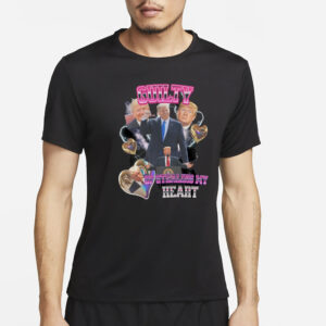 Guilty of Stealing My Heart: Hilarious Donald Trump Mugshot T-Shirt 7 Stylish funny Donald trump mugshot shirt,funny trump tee,Guilty Of Stealing My Heart T-shirts3