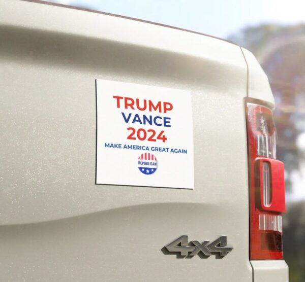 Support Trump Vance Gifts Trump Support Republican Vote Trump Vance 2024 Car Magnets