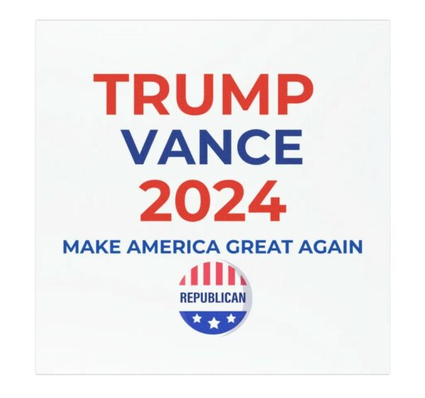 Support Trump Vance Gifts Trump Support Republican Vote Trump Vance 2024 Car Magnets1