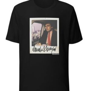 Swaggy Vintage Donald Trump Signed Polaroid T-Shirt: MAGA 2024 Republican Conservative Tee 3 Swaggy Vintage Donald J. Trump Portrait Signature Signed Polaroid Unisex Black T-Shirt MAGA 2024 Republican Conservative Tee1