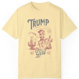 Show Your Patriotism: TRUMP Girl Cowboy Shirt - Make America Great Again 5 TRUMP Girl Cowboy Shirt. Make America Great Again Shirt. Donald Trump Shirt. MAGA Shirt. Trump 2024 Shirt. #47 Shirt.1
