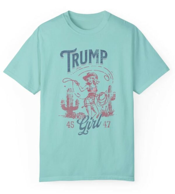 TRUMP Girl Cowboy Shirt. Make America Great Again Shirt. Donald Trump Shirt. MAGA Shirt. Trump 2024 Shirt. #47 Shirt.2