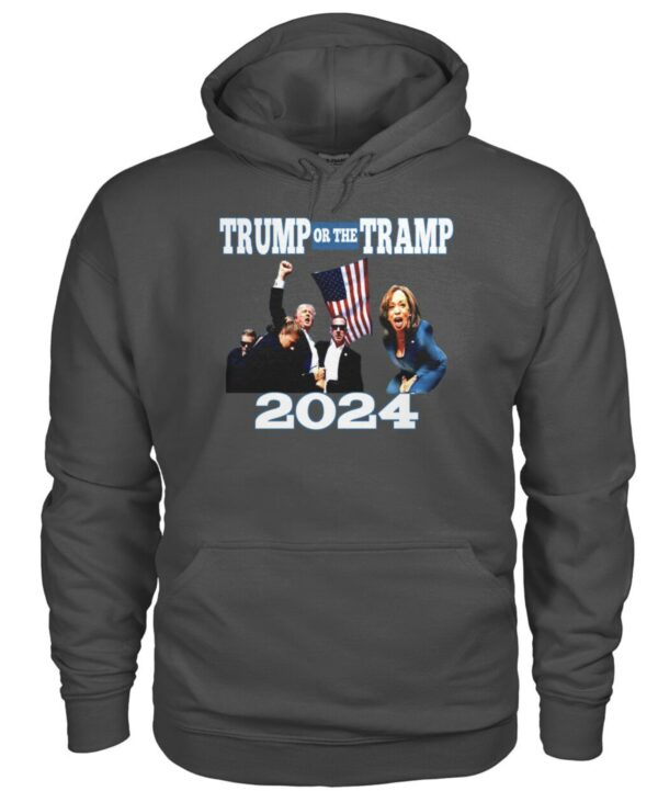 TRUMP OR THE TRAMP 2024 T-SHIRT US