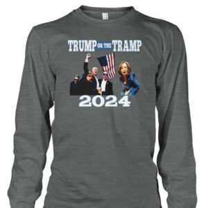 TRUMP OR THE TRAMP 2024: The Ultimate Political Statement T-Shirt 9 TRUMP OR THE TRAMP 2024 T-SHIRTs