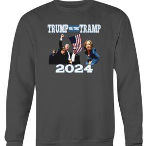 TRUMP OR THE TRAMP 2024: The Ultimate Political Statement T-Shirt 7 TRUMP OR THE TRAMP 2024 TaSHIRT