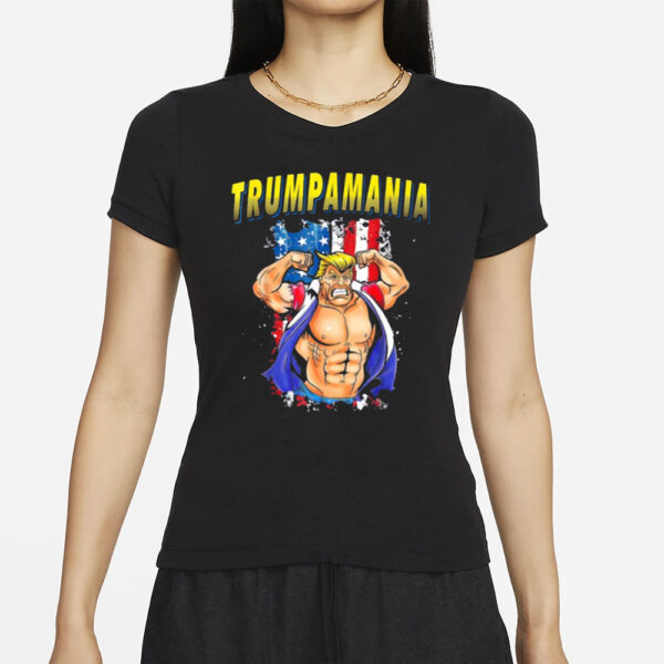 TRUMPAMANIA Cartoon Wrestling Shirts