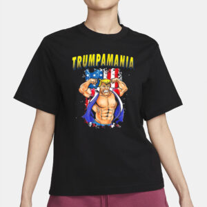 TRUMPAMANIA: Hilarious Cartoon Wrestling Shirts for Political Enthusiasts 6 TRUMPAMANIA Cartoon Wrestling Shirts2