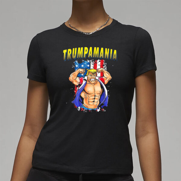 TRUMPAMANIA Cartoon Wrestling Shirts3