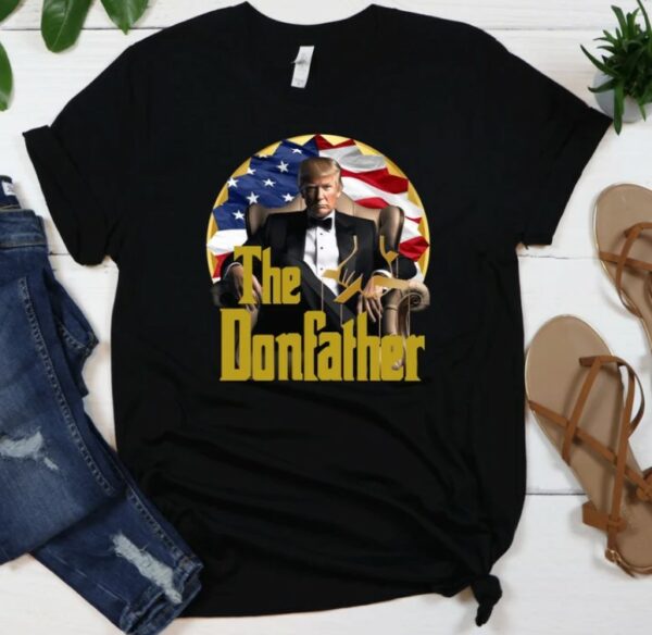 The Donfather Shirt, Never Surrender Shirt, Donald Trump Shirt, Republican Shirt, Patriotic Shirt, President Trump T-Shirts