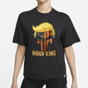 The Great Maga King Donald Trump Skull Maga King T-Shirts: Show Your Patriotism and Support 5 The Great Maga King Donald Trump Skull Maga King T-Shirts1