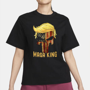 The Great Maga King Donald Trump Skull Maga King T-Shirts: Show Your Patriotism and Support 6 The Great Maga King Donald Trump Skull Maga King T-Shirts2