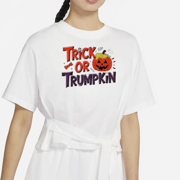 Trick or Trumpkin make Halloween great again pro Donald Trump 2024 shirt