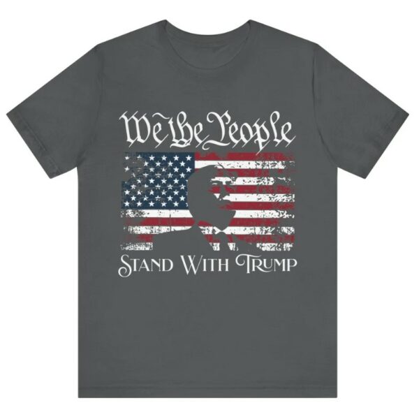 Trump 2024 American Flag Vintage T-Shirt MAGA trump 2024 T Shirt Father's day gift Unisex Jersey Short Sleeve Tee We the People T-Shirt1