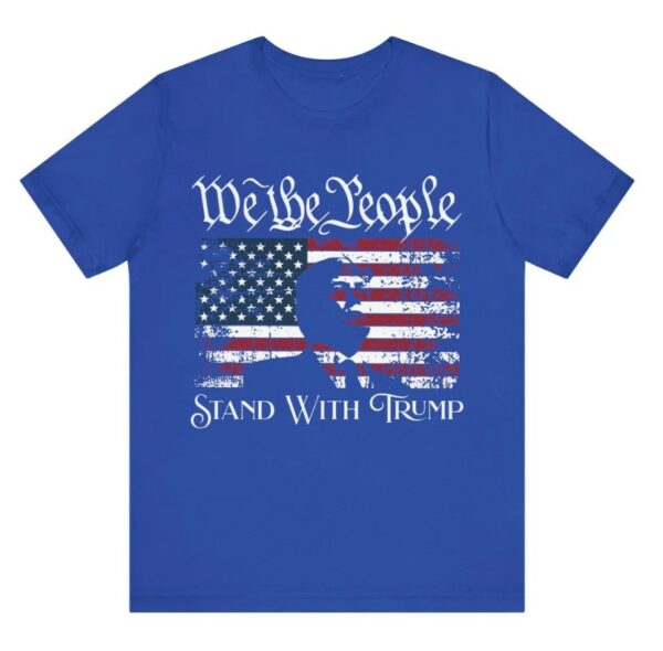 Trump 2024 American Flag Vintage T-Shirt MAGA trump 2024 T Shirt Father's day gift Unisex Jersey Short Sleeve Tee We the People T-Shirt3