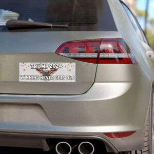 Trump 2024 Bumper Sticker Car Magnet: Vote for Trump, Republican Party Accessory 4 Trump 2024 Bumper Sticker Car Magnet Election 2024 Sticker for Vehicles Vote for Trump Boat Magnet Republican Party Accessory for Office1