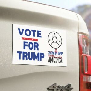 Trump 2024 Car Magnet Trump Fight Window Decal Trump Car Bumper Sticker Vote For Felon 2024 Trump Decal Vote Trump Election Car Magnet