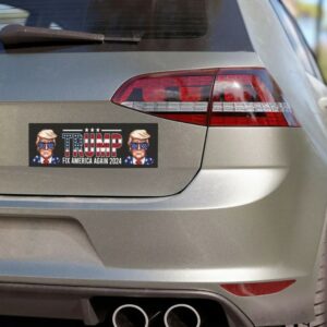 Show Your Support: Trump 2024 Car Magnet 4 Trump 2024 Car Magnet1