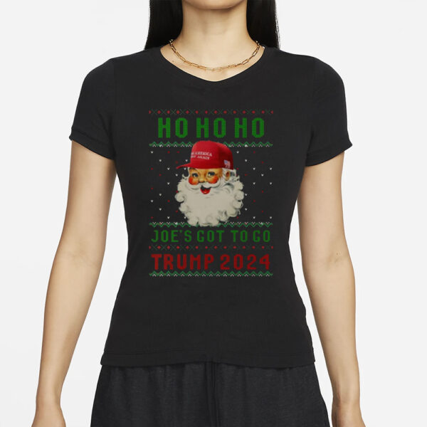 Trump 2024 Christmas shirt Santa MAGA Ugly Christmas T-shirts