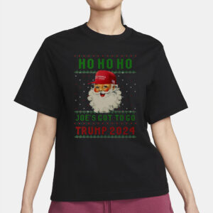 Trump 2024 Santa MAGA Ugly Christmas T-Shirt: Show Your Festive Patriotism 6 Trump 2024 Christmas shirt Santa MAGA Ugly Christmas T-shirts2