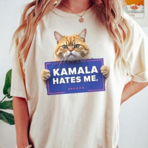 Trump 2024 Duck Kitten Shirt, Springfield OH Shirt, Kamala Hates Me Shirt, Unisex Vintage Style, Trump Shirt Comfort Colors Unisex Shirt