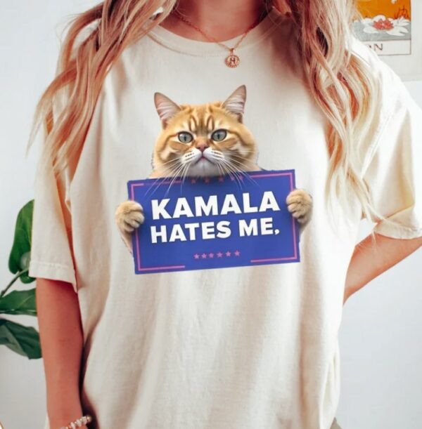 Trump 2024 Duck Kitten Shirt, Springfield OH Shirt, Kamala Hates Me Shirt, Unisex Vintage Style, Trump Shirt Comfort Colors Unisex Shirt