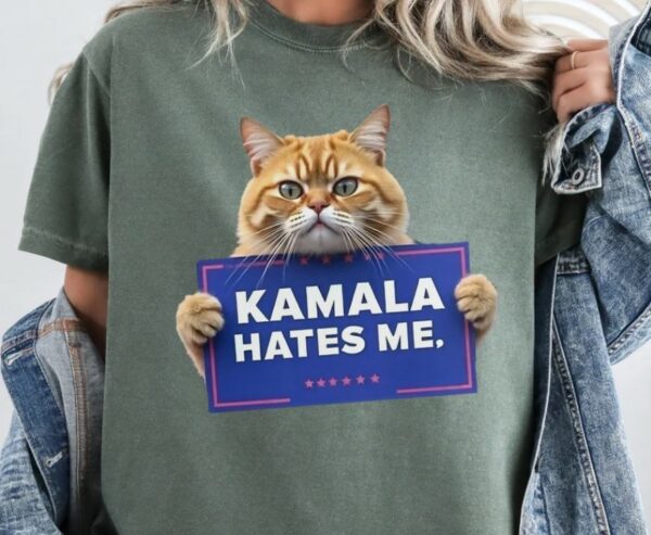 Trump 2024 Duck Kitten Shirt, Springfield OH Shirt, Kamala Hates Me Shirt, Unisex Vintage Style, Trump Shirt Comfort Colors Unisex Shirt3