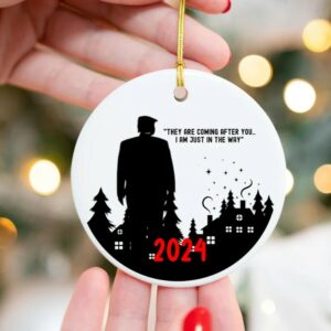 Trump 2024 Ornament: Show Your Conservative Pride with This Anti-Liberal Keepsake 4 Trump 2024 Ornament, Conservative Anti Liberal Ornament, Trump 2024 Christmas Ornament, Gift for MAGA, Trump Quote, Team Trump Keepsake1
