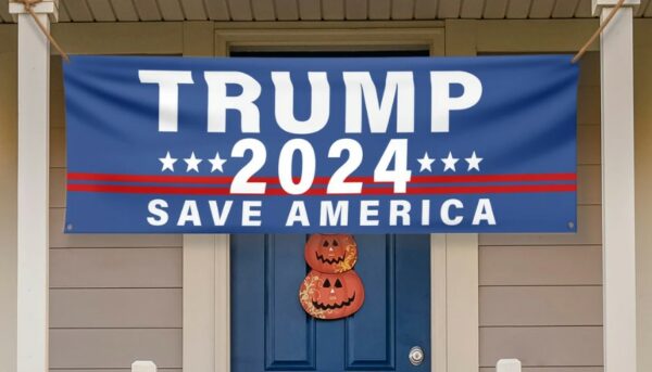 Trump 2024 Save America Banner, Trump 2024 Banner, Trump Banner, Trump Vinyl Banner, Vinyl Banner, Patriotic Banner, Patriotic Yard Sign