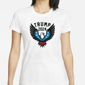 Show Your Patriotism: Trump 2024 Eagle Republican T-Shirt 5 Trump 2024 Shirt, Patriotic Eagle Shirt, Trump Shirt, Republican T-Shirt1
