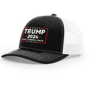 Trump 2024 Take America Back Trucker Cap - Premium Unisex Adjustable MAGA Hat 5 Trump 2024 Take America Back Trucker Cap - Premium Unisex Adjustable MAGA Hat1