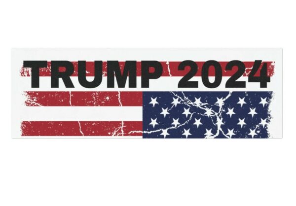 Trump 2024 - Upside Down American Flag - 1 - Car Magnets1