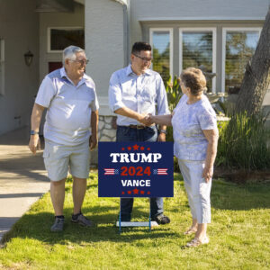 Trump 2024 Vance MAGA Yard Sign: Show Your Support for America First 7 Trump 2024 Vance MAGA Yard Sign US